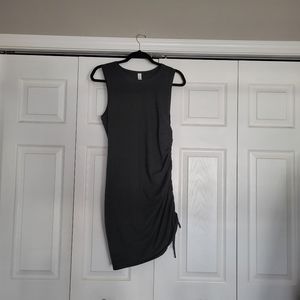 VGUC - Lululemon cinched dress - size 8 in dark grey